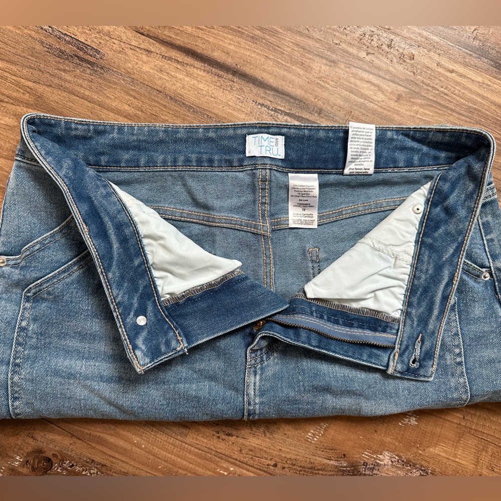 Denim Mini Skirt - Picture 4 of 5